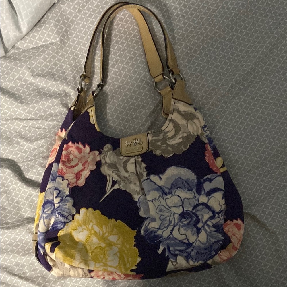 Coach Floral Print Women's Bag - Multicolor